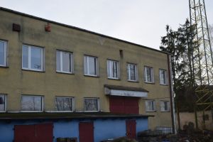 Elewacja budynku świetlicy przed remontem