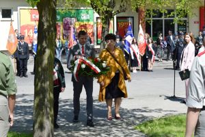 Uroczystość obchodów święta Konstytucji 3 Maja w Dobrzyniu nad Wisłą