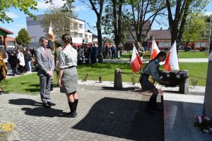 Uroczystość obchodów święta Konstytucji 3 Maja w Dobrzyniu nad Wisłą
