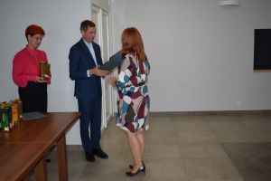 Wręczenie nagród dla nauczycieli