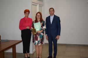 Wręczenie nagród dla nauczycieli