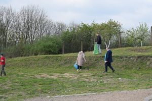 Sprzątanie skarpy wiślanej