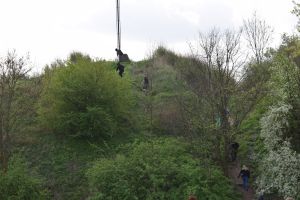 Sprzątanie skarpy wiślanej