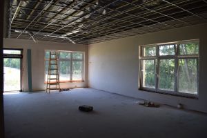 Nowo powstająca sala zajęciowa w żłobku