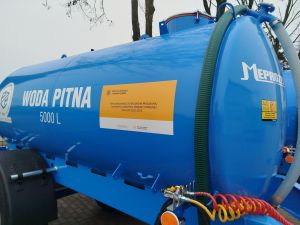 Beczkowóz na wodę pitną