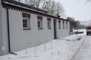 Dobudowany nowy budynek do sali gimnastycznej