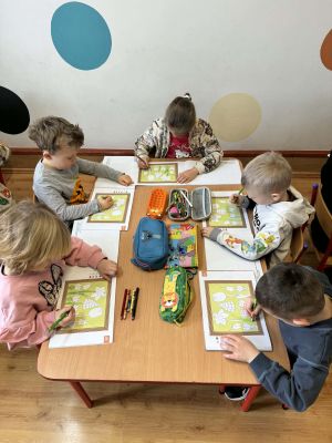 Zajęcia z przedszkolakami