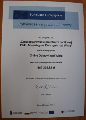 Podpisana umowa na dofinansowanie inwestycji