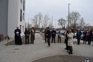 Uroczyste przekazanie wielomieszkaniowego budynku do użytku