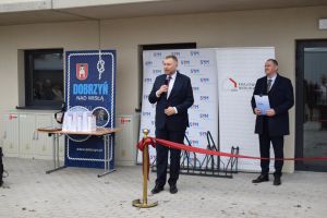 Uroczyste przekazanie wielomieszkaniowego budynku do użytku