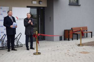Uroczyste przekazanie wielomieszkaniowego budynku do użytku