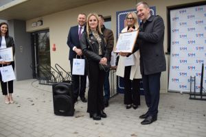 Uroczyste przekazanie wielomieszkaniowego budynku do użytku