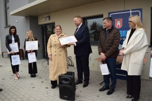 Uroczyste przekazanie wielomieszkaniowego budynku do użytku