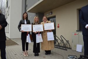 Uroczyste przekazanie wielomieszkaniowego budynku do użytku