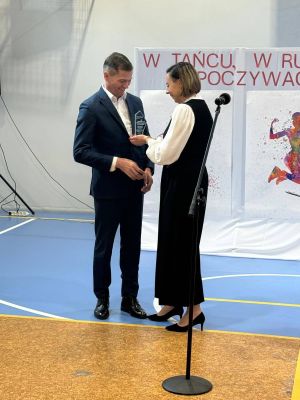 Uroczystośc otwarcia zmodernizowanej sali gimnastycznej w Dyblinie