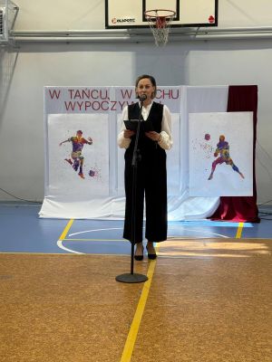 Uroczystośc otwarcia zmodernizowanej sali gimnastycznej w Dyblinie