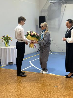 Uroczystośc otwarcia zmodernizowanej sali gimnastycznej w Dyblinie