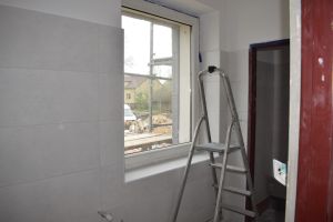 Wnętrze modernizowanego budynku OSP