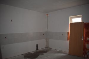 Wnętrze modernizowanego budynku OSP