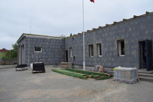 Modernizowany budynek OSP