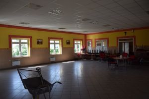 Wnetrze remontowanej sali OSP