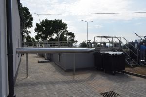 Nowo wybudowane obiekty Stacji Oczyszczania Ścieków