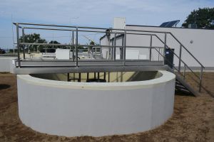 Nowo wybudowane obiekty Stacji Oczyszczania Ścieków