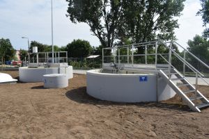 Nowo wybudowane obiekty Stacji Oczyszczania Ścieków