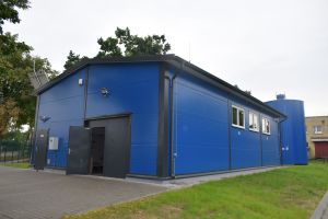 Infrastruktura i budynek nowo wybudowanej Stacji Oczyszczania Wody