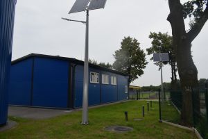 Infrastruktura i budynek nowo wybudowanej Stacji Oczyszczania Wody