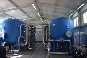 Nowo postały budynek stacji uzdatniania wody