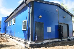 Nowo postały budynek stacji uzdatniania wody