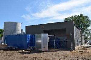 Nowo postały budynek stacji uzdatniania wody