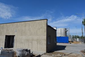 Powstająca infrastruktura oczyszczalni ścieków