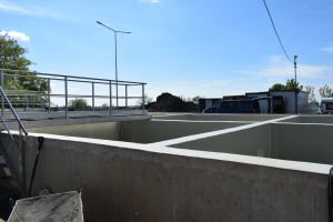 Powstająca infrastruktura oczyszczalni ścieków