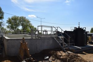 Powstająca infrastruktura oczyszczalni ścieków