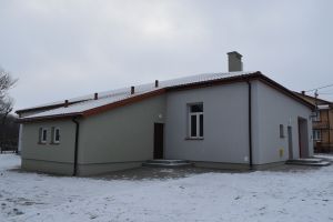 Widok wyremontowanego budynku OSP