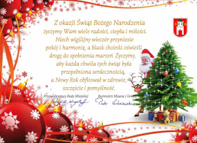 Życzenia z okazji Świąt Bożego Narodzenia