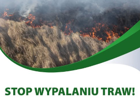 Informacja KRUS - Stop wypalaniu traw