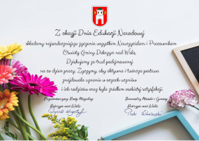 Życzenia z okazji Dnia Edukacji Narodowej