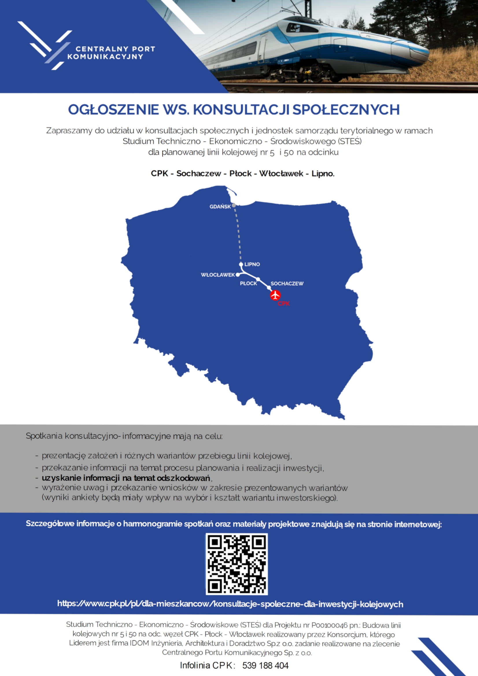 Zapraszamy na spotkanie informacyjno - konsultacyjne dotyczące CPK