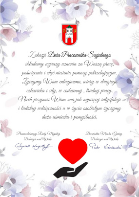 Życzenia z okazji Dnia Pracownika Socjalnego
