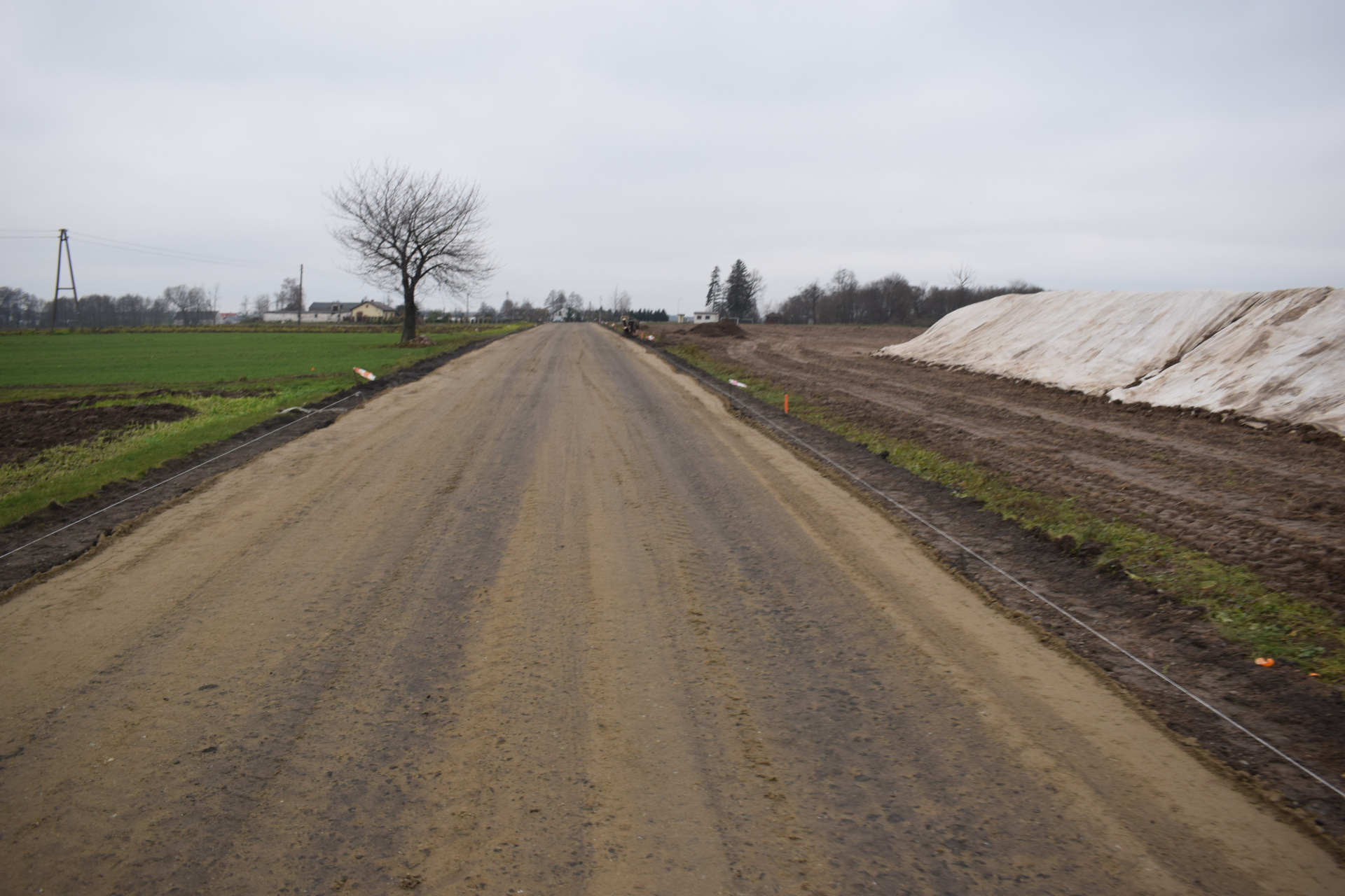 Modernizacja kolejnej drogi w gminie