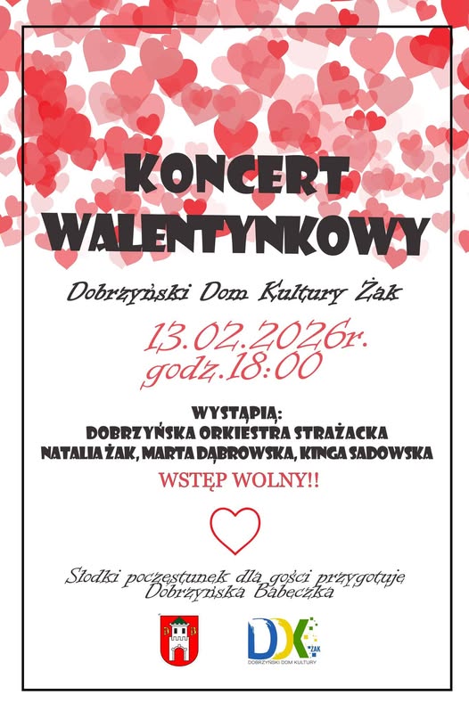Zapraszamy na Koncert Walentynkowy
