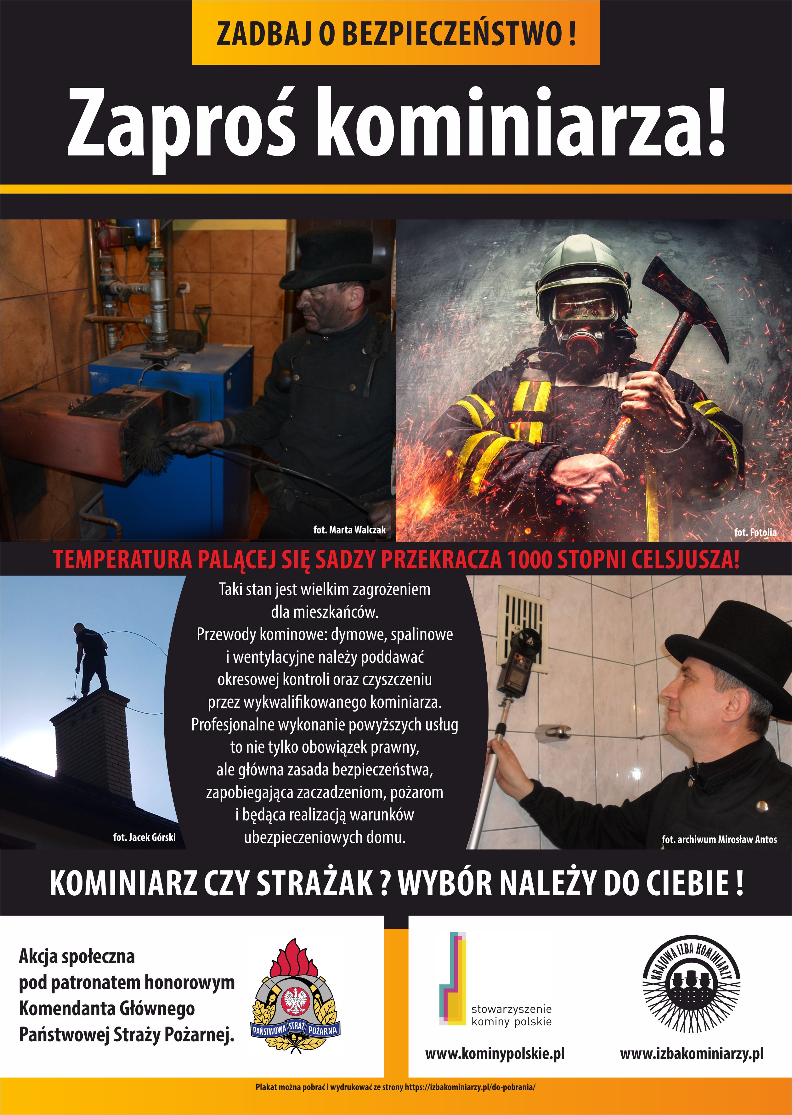 Zadbaj o bezpieczeństwo! Zaproś kominiarza!