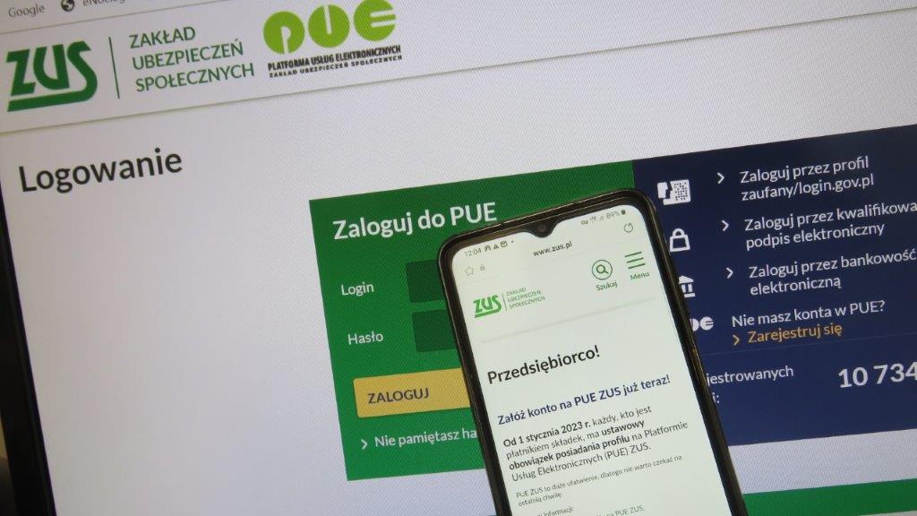 Informacja ZUS - Płatniku zostało coraz mniej czasu na założenie konta na PUE ZUS