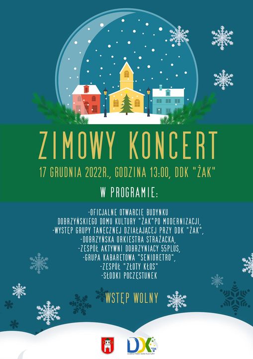 Zapraszamy na "Zimowy Koncert"