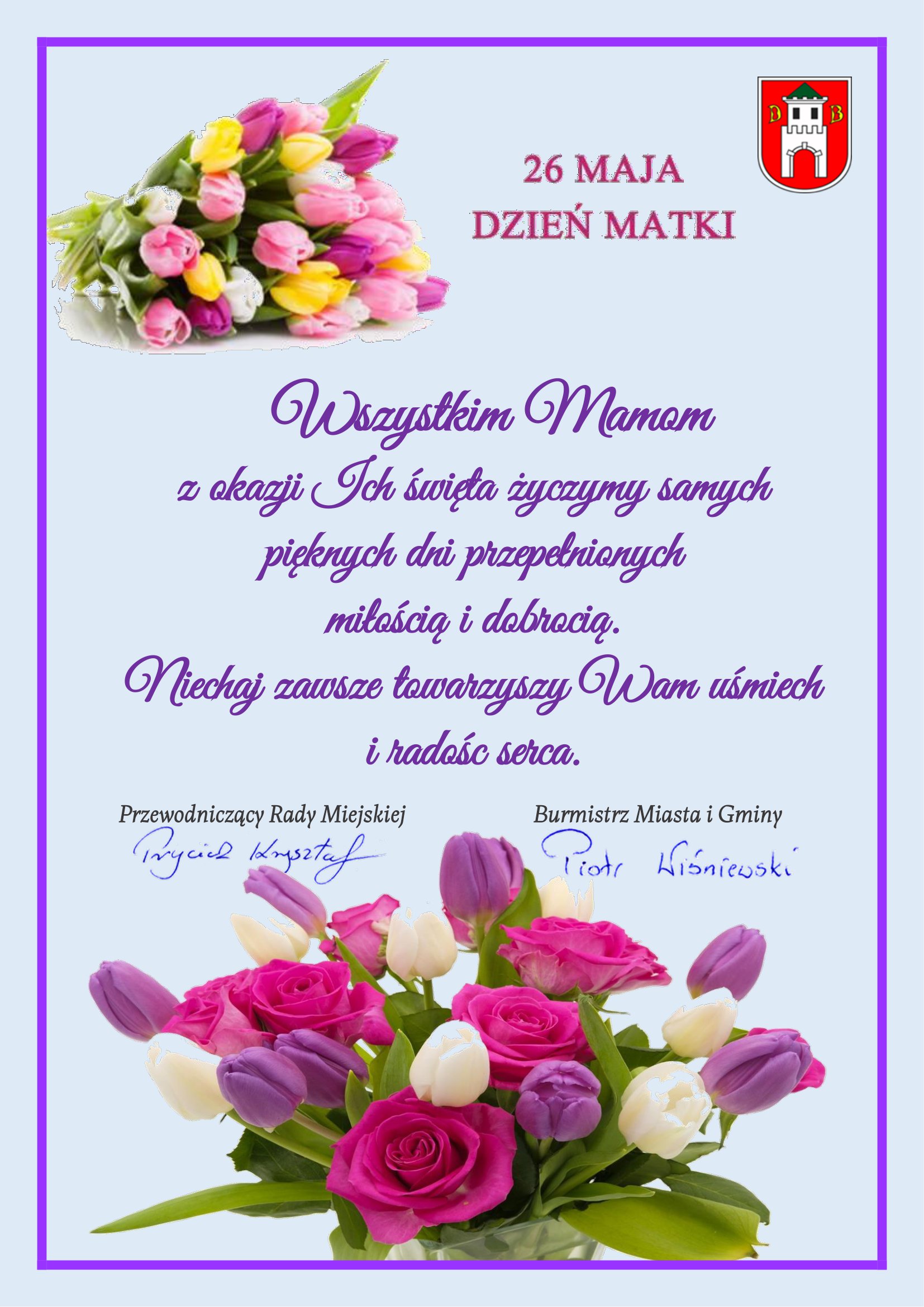 Życzenia z okazji Dnia Matki