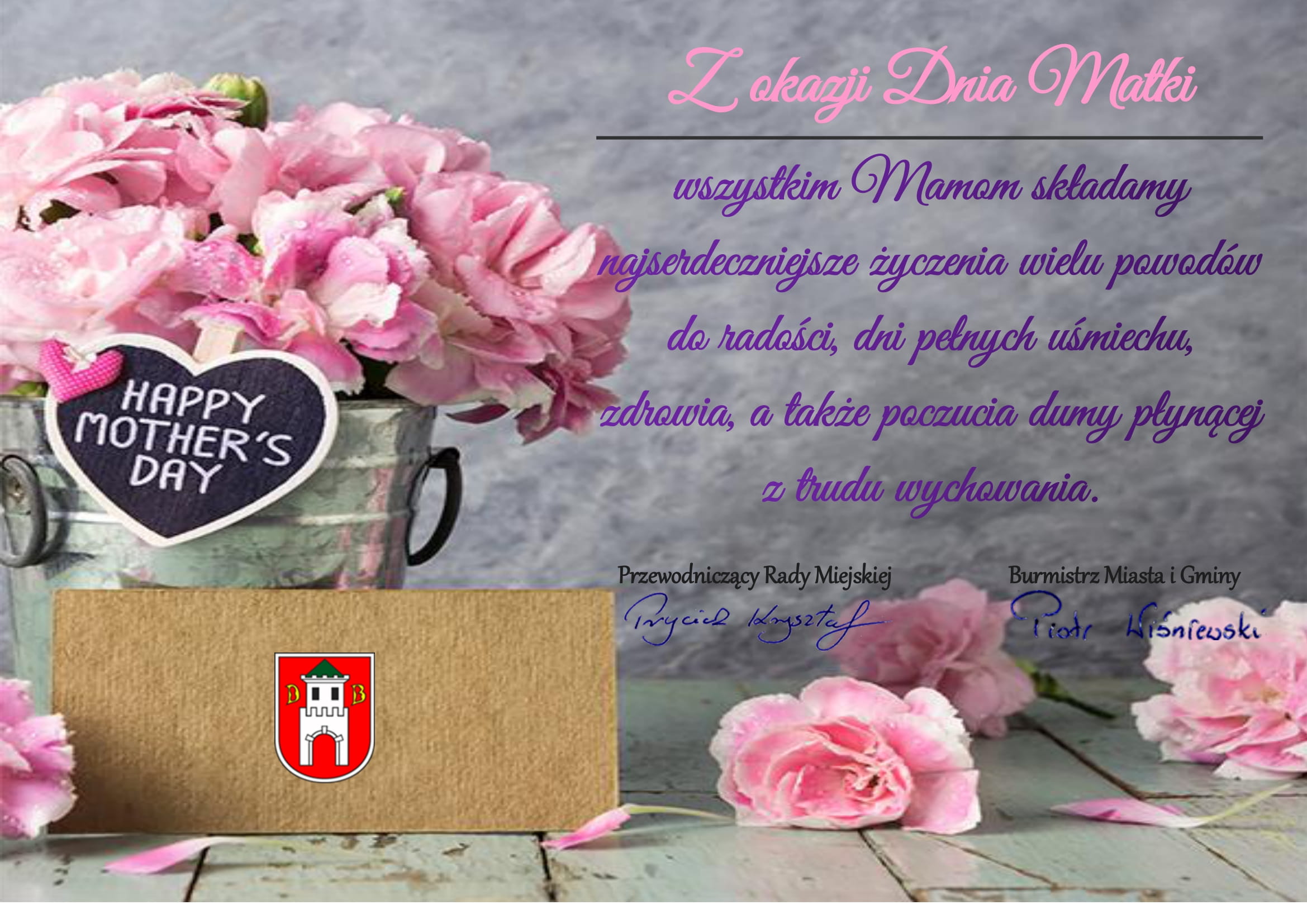 Życzenia z okazji Dnia Matki