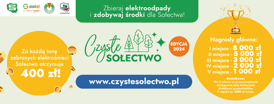 Nowa edycja konkursu - "Czyste Sołectwo"